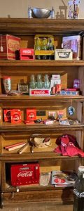 Photo of items for sale at Fly Trap Antiques: Coca-Cola memorabilia