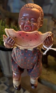 Photo of item for sale at Fly Trap Antiques: Black memorabilia, child eating watermelon