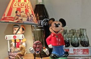 American culture builders: Fly Trap offers a broad selection of Disney and Coca-Cola memorabilia.